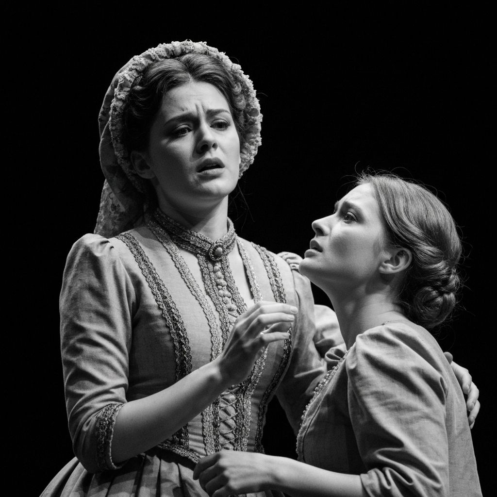 Still from THREE SISTERS — Masha